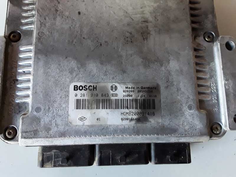 Recambio de centralita motor uce para renault scenic rx4 (ja0) f9q740 referencia OEM IAM 0281010843/HOM8200091416/8200166496  