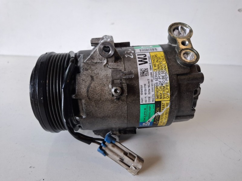 Recambio de compresor aire acondicionado para opel astra h berlina z17dth referencia OEM IAM 13124751  
