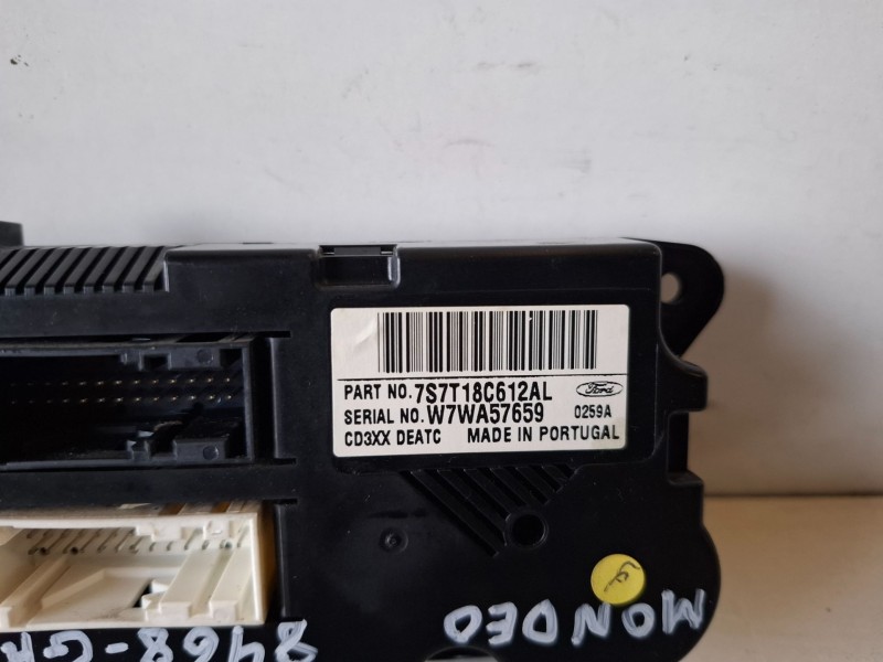 Recambio de mando climatizador para ford mondeo berlina (ca2) khba referencia OEM IAM 7S7T18C612AL  