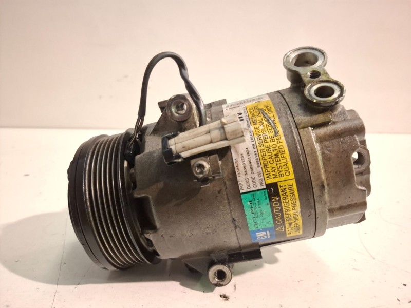 Recambio de compresor aire acondicionado para opel astra h gtc z17dth referencia OEM IAM 13124751  