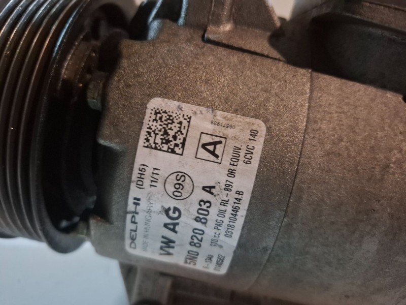 Recambio de compresor aire acondicionado para seat leon (1p1) cayc referencia OEM IAM 5N0820803A  