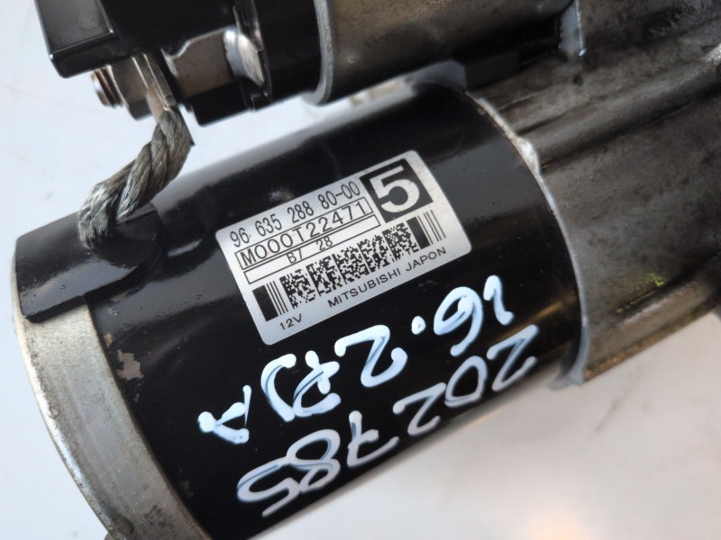 Recambio de motor arranque para citroen c4 picasso 9hz referencia OEM IAM M000T22471  