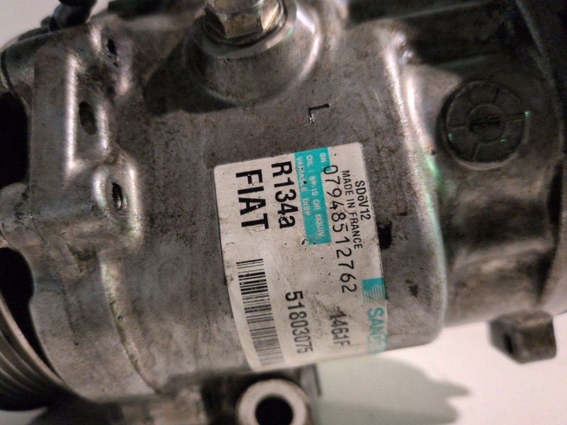 Recambio de compresor aire acondicionado para fiat iii fiorino (225) 199a2000 referencia OEM IAM 51803075  