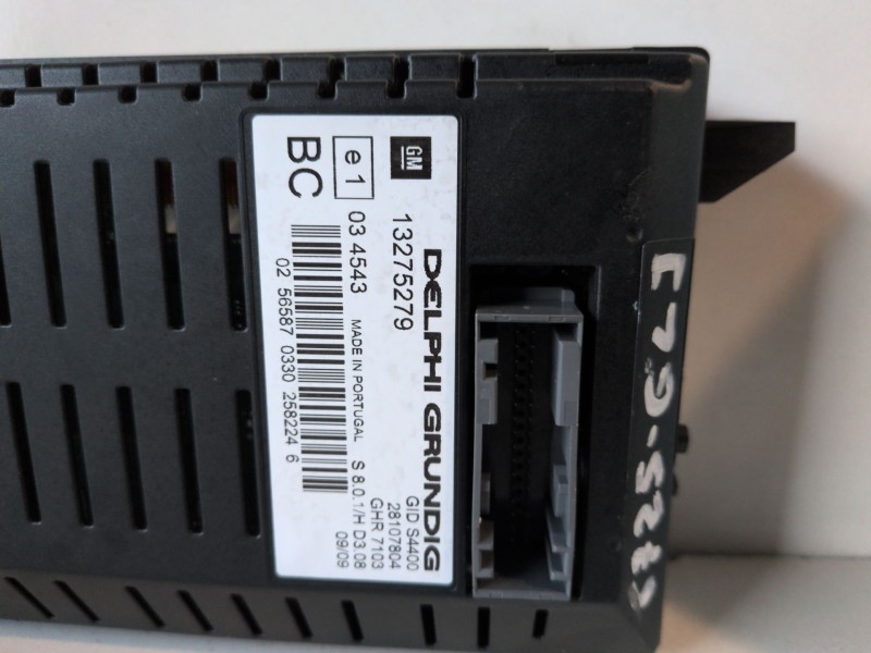 Recambio de pantalla multifuncion para opel corsa d z14xep referencia OEM IAM 13275279  