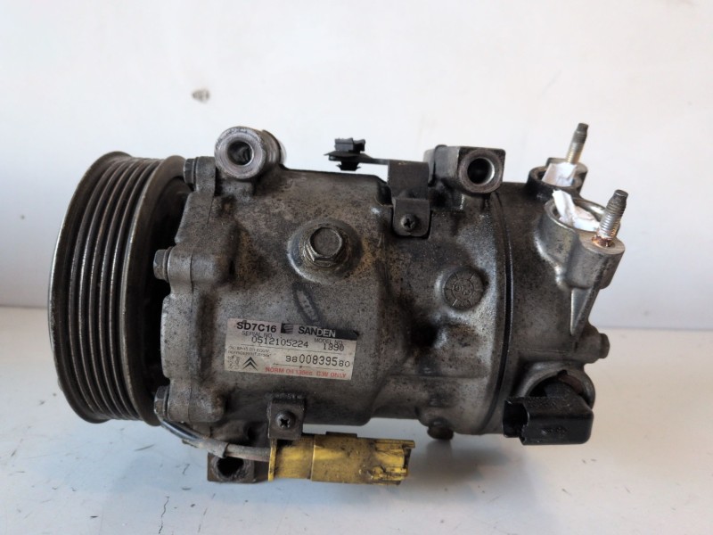 Recambio de compresor aire acondicionado para citroen grand c4 picasso 9hr / 9h05 referencia OEM IAM 9800839580  
