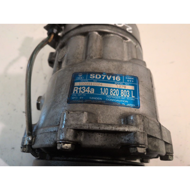 Recambio de compresor aire acondicionado para volkswagen golf iv variant (1j5)(05.1999) asv referencia OEM IAM 1J0820803L  