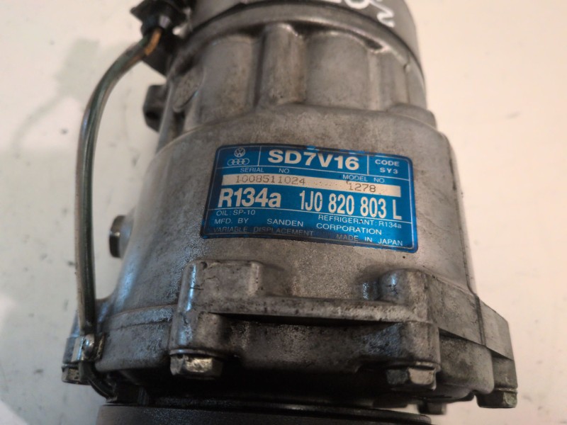 Recambio de compresor aire acondicionado para volkswagen golf iv variant (1j5)(05.1999) asv referencia OEM IAM 1J0820803L  
