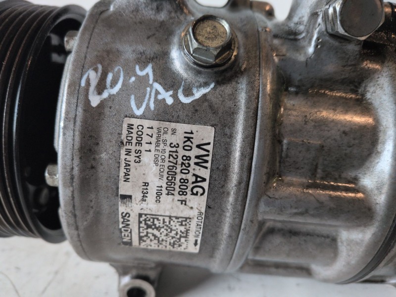 Recambio de compresor aire acondicionado para volkswagen touran (1t2) bkd referencia OEM IAM 1K0820808F  