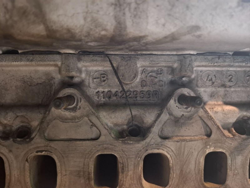Recambio de culata para fiat talento furgón (296) r9m452 referencia OEM IAM   