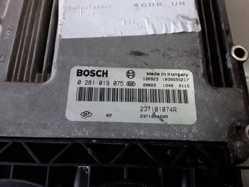 Recambio de centralita motor uce para renault scenic iii (jz) r9m402 referencia OEM IAM 0281019075/237101074R  