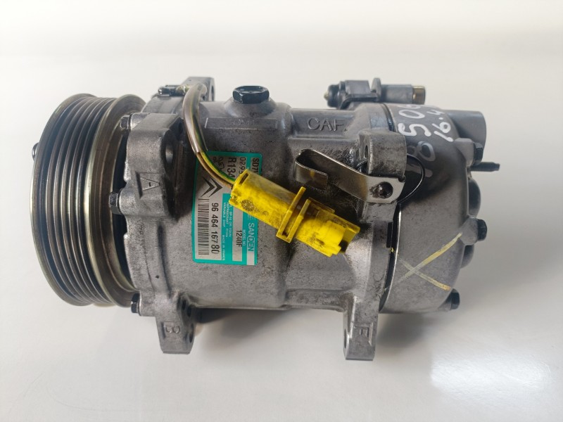 Recambio de compresor aire acondicionado para citroen c5 berlina 4hx referencia OEM IAM 9646416780  