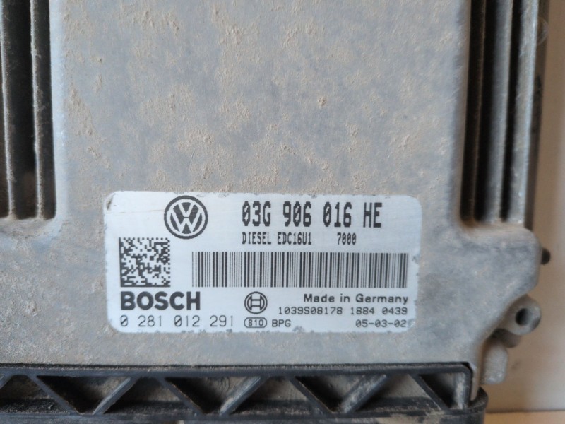Recambio de centralita motor uce para seat toledo (5p2) bkd referencia OEM IAM 03G906016HE  