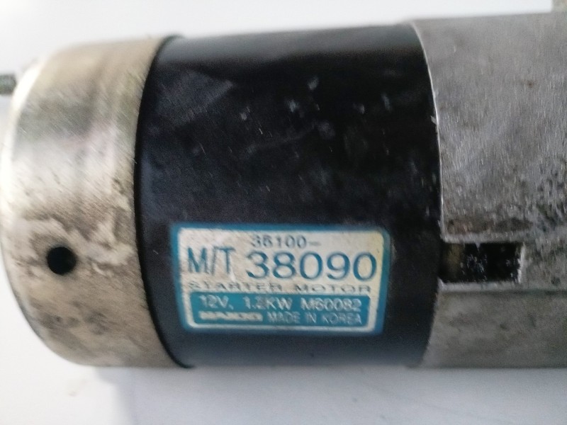 Recambio de motor arranque para hyundai santa fe (sm) g4js referencia OEM IAM 3610038090  