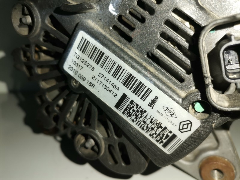 Recambio de alternador para renault clio iv k9k628 referencia OEM IAM 231008918R  