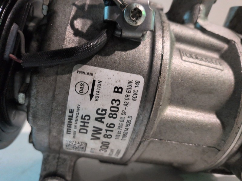 Recambio de compresor aire acondicionado para seat leon (kl1) dpb referencia OEM IAM 3Q0816803B  