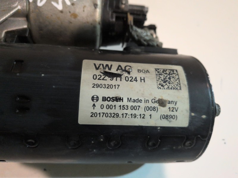 Recambio de motor arranque para volkswagen caddy profesional (sa)(03.2015) dfs referencia OEM IAM 0001153007  