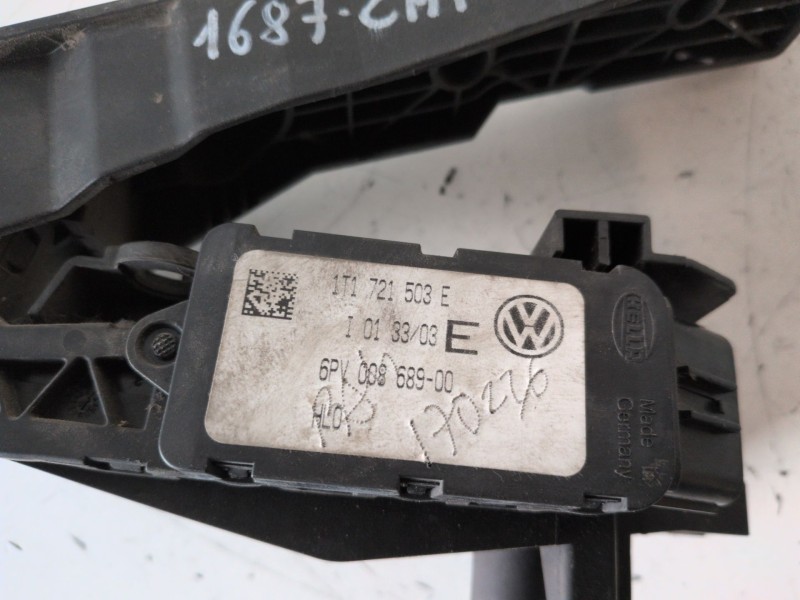 Recambio de pedal acelerador para volkswagen touran (1t1) azv referencia OEM IAM 1T1721503E  