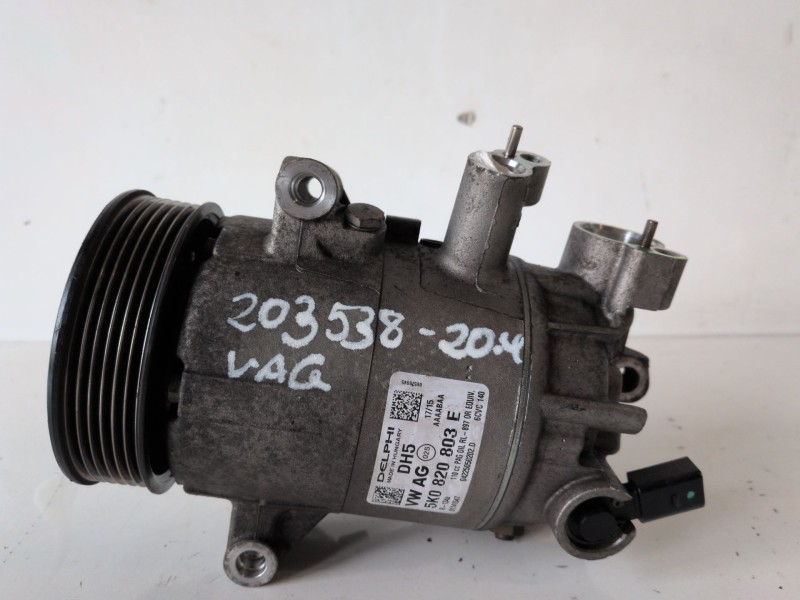 Recambio de compresor aire acondicionado para seat ibiza berlina (6j5) cfwa referencia OEM IAM 5K0820803E  