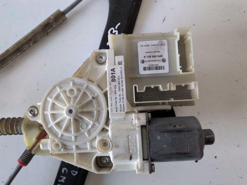 Recambio de elevalunas delantero izquierdo para audi a3 (8p1) bkd referencia OEM IAM 8P0959801A  