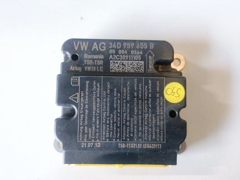 Recambio de kit airbag para seat toledo (kg3) cayc referencia OEM IAM   