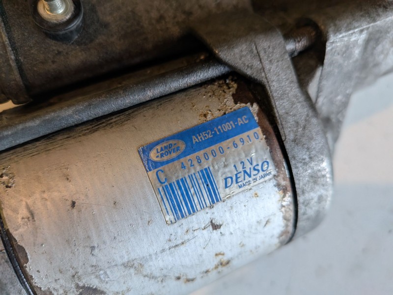 Recambio de motor arranque para land rover freelander (lr2) 224dt referencia OEM IAM 4280006910  