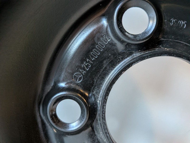 Recambio de neumatico repuesto para mercedes-benz clase r (bm 251) 642872 referencia OEM IAM A2514000002  