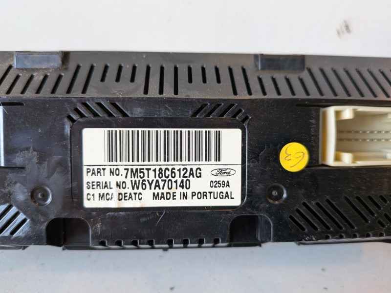 Recambio de mando climatizador para ford c-max (cb3)(2007) q7da referencia OEM IAM 7M5T18C612AG  