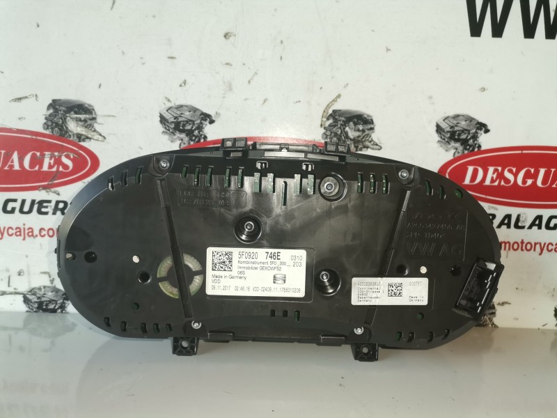 Recambio de cuadro instrumentos para seat leon st 5f8 cjxc referencia OEM IAM 5F0920746E  