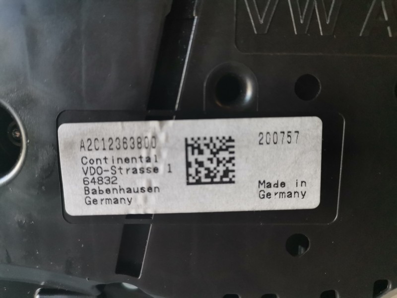 Recambio de cuadro instrumentos para seat leon st 5f8 cjxc referencia OEM IAM 5F0920746E  