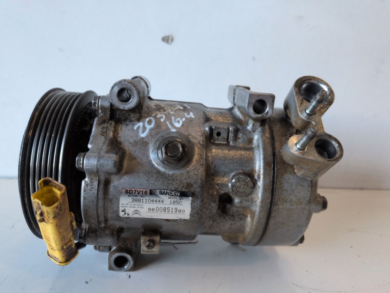 Recambio de compresor aire acondicionado para citroen jumpy 9h07 referencia OEM IAM 9800851980  