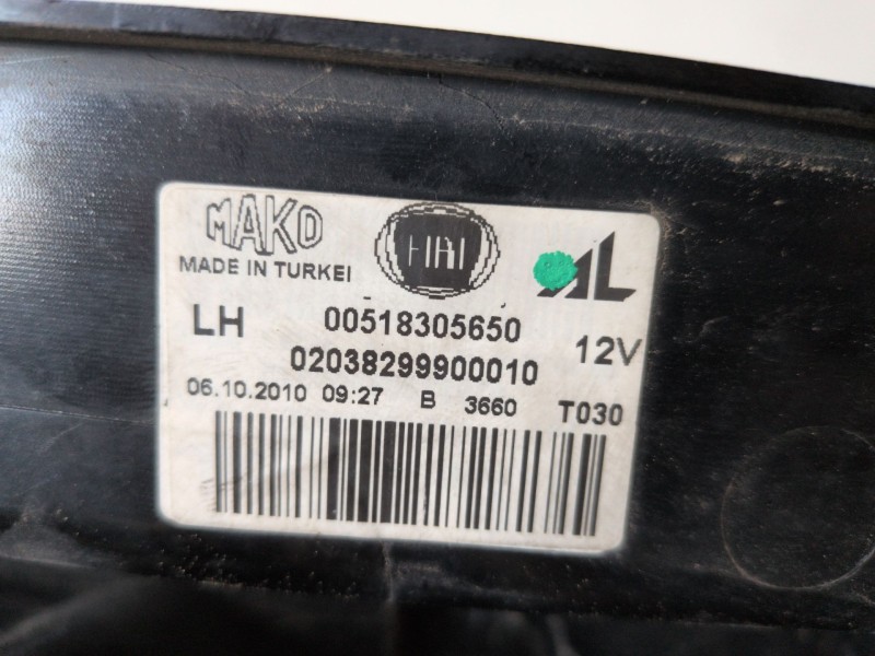 Recambio de piloto trasero izquierdo para fiat ii doblò (152) 198a3000 referencia OEM IAM   
