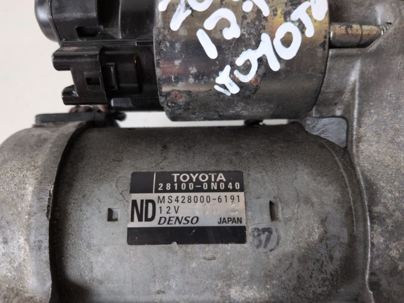 Recambio de motor arranque para toyota yaris (ksp1/nlp1/nsp1) 1ndtv referencia OEM IAM   