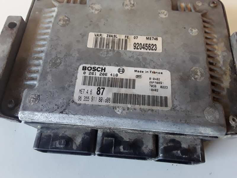 Recambio de centralita motor uce para peugeot 607 (s1)(12.2000) xfx referencia OEM IAM 0261206418/9635591180ID08  