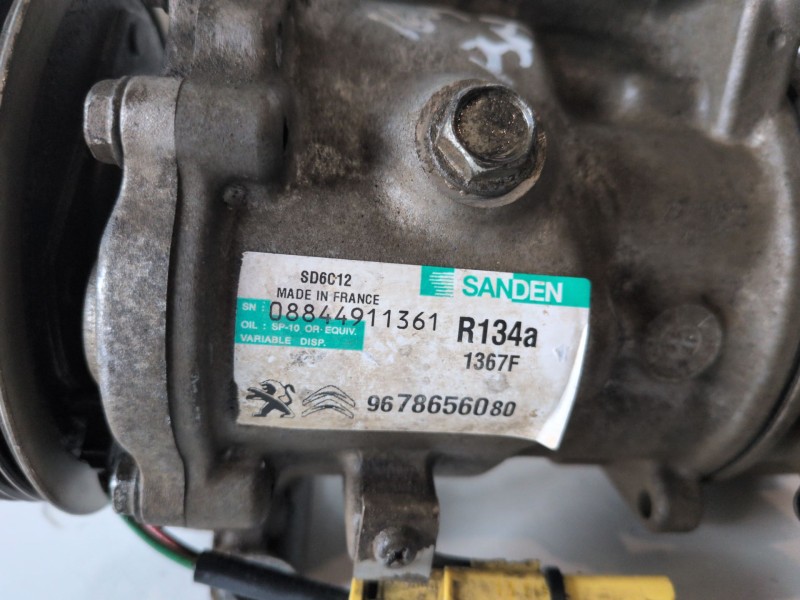 Recambio de compresor aire acondicionado para citroen berlingo combi 9h06 referencia OEM IAM 9678656080  