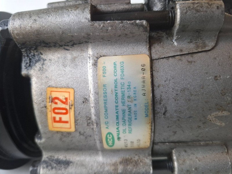 Recambio de compresor aire acondicionado para hyundai trajet (fo) g4jp referencia OEM IAM ALWAA06  