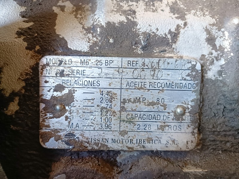 Recambio de caja cambios para nissan patrol (k/w260) a428t referencia OEM IAM M525BP  