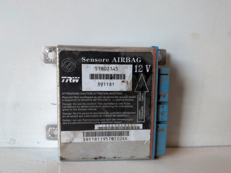 Recambio de centralita airbag para fiat croma (194) 939a2000 referencia OEM IAM 51802145  
