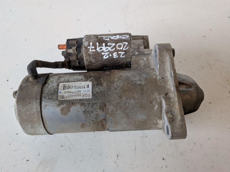 Recambio de motor arranque para opel zafira b z19dt referencia OEM IAM 55353857  