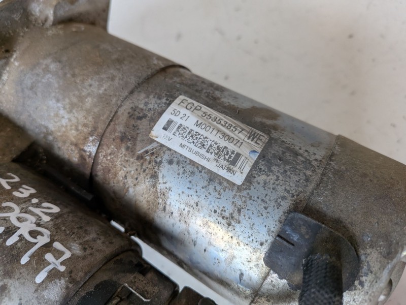 Recambio de motor arranque para opel zafira b z19dt referencia OEM IAM 55353857  