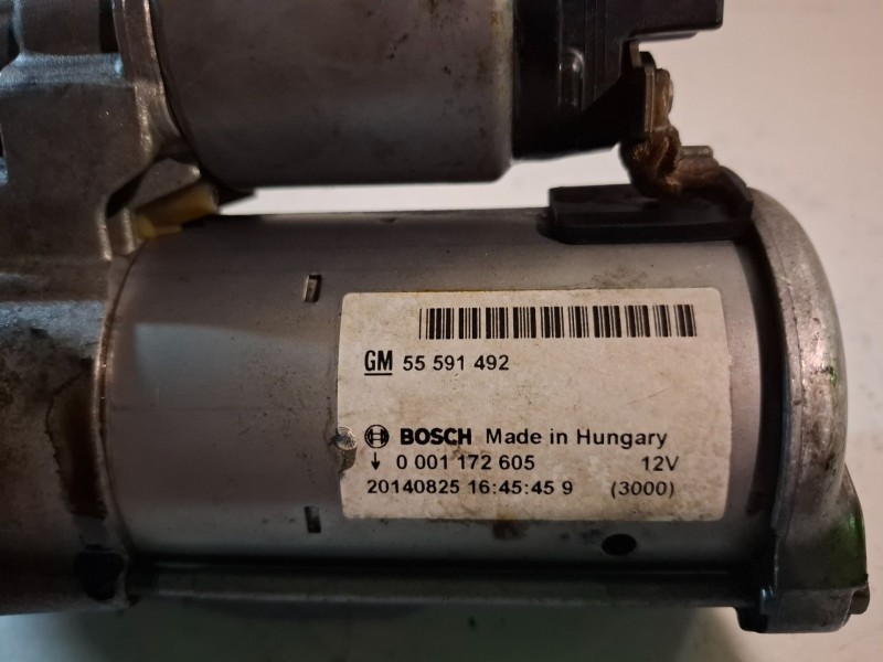 Recambio de motor arranque para opel corsa d a13dte referencia OEM IAM 55591492  