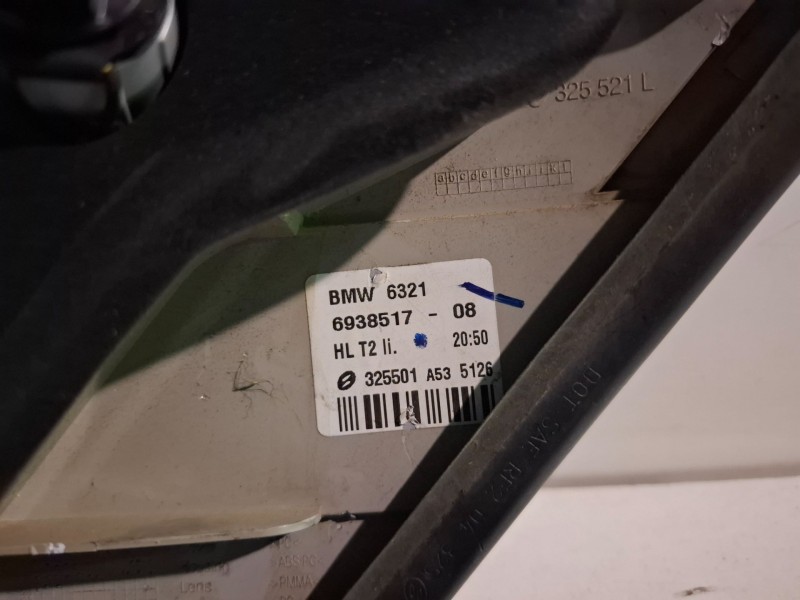 Recambio de piloto trasero izquierdo para bmw serie 7 (e65/e66) 306d3 referencia OEM IAM 693851708  