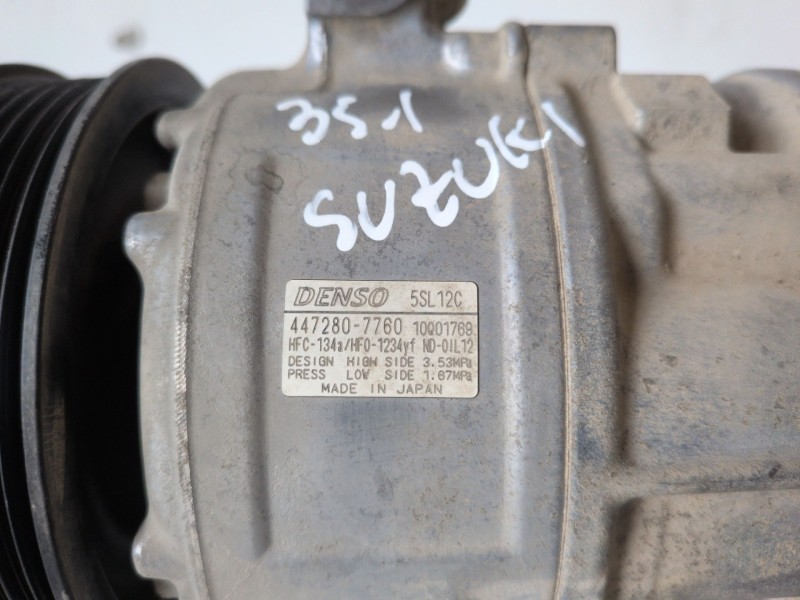 Recambio de compresor aire acondicionado para suzuki sx4 s-cross (akk/jy) d16aa referencia OEM IAM 4472807760  