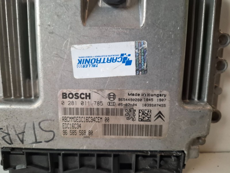 Recambio de centralita motor uce para citroen c2 8hz referencia OEM IAM 0281011785  
