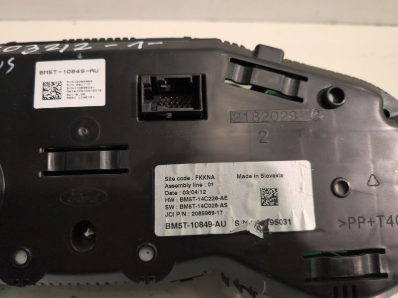 Recambio de cuadro instrumentos para ford focus sportbreak (cew) m1da referencia OEM IAM BM5T10849AU  