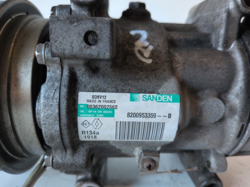 Recambio de compresor aire acondicionado para renault kangoo ii (f/kw0) k9k636 referencia OEM IAM 8200953359B  
