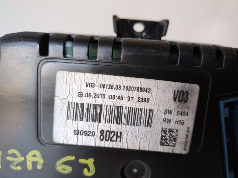 Recambio de cuadro instrumentos para seat ibiza berlina (6j5) cayb referencia OEM IAM 6J0920802H  