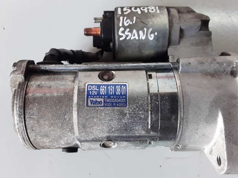 Recambio de motor arranque para ssangyong rexton d27dt referencia OEM IAM 6611513801/TM000A34001  