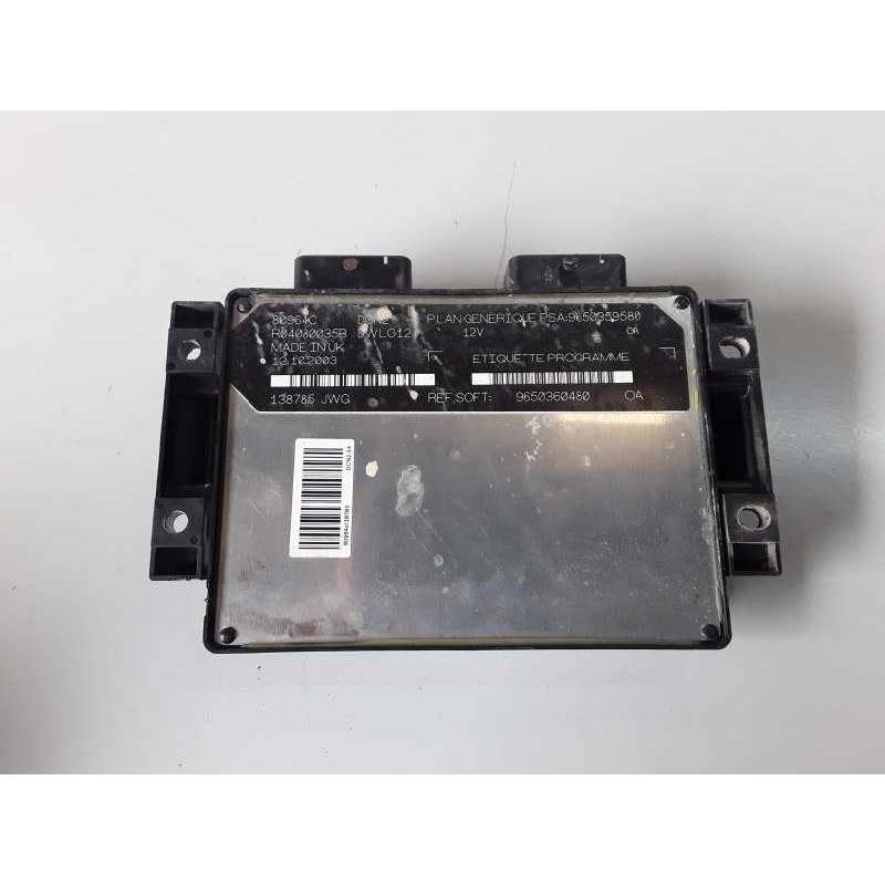 Recambio de centralita motor uce para peugeot partner (s1)(07.1996) wjy referencia OEM IAM R04080035B/DWLC12/9650360480  