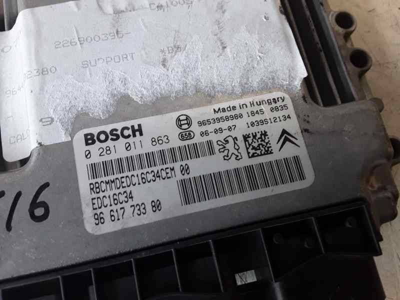 Recambio de centralita motor uce para citroen c4 berlina referencia OEM IAM 0281011863  