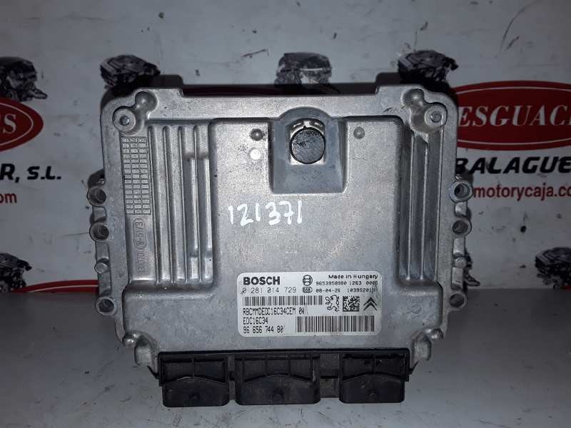 Recambio de centralita motor uce para citroen c4 picasso 9hz referencia OEM IAM 0281014729/EDC16C34/9665674480/9653958980  